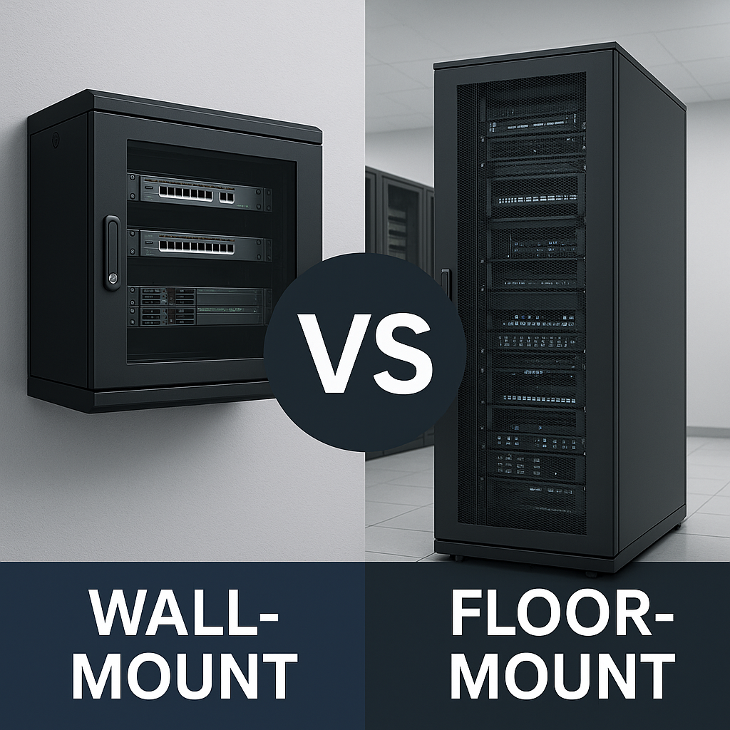 Difference Between Wall-Mount & Floor-Mount Rack Cabinets: Which One Is Right for You?