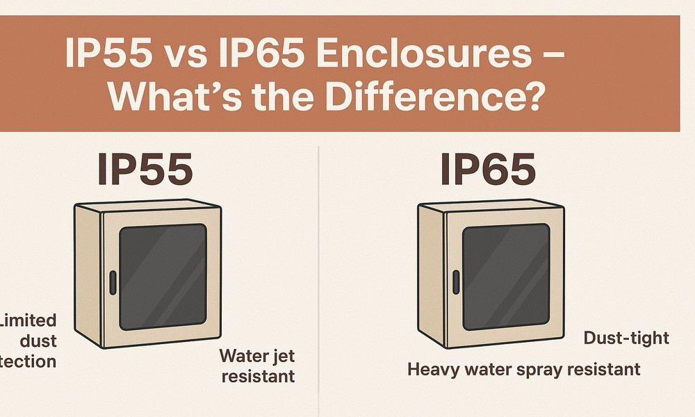 IP55 vs IP65 Enclosures